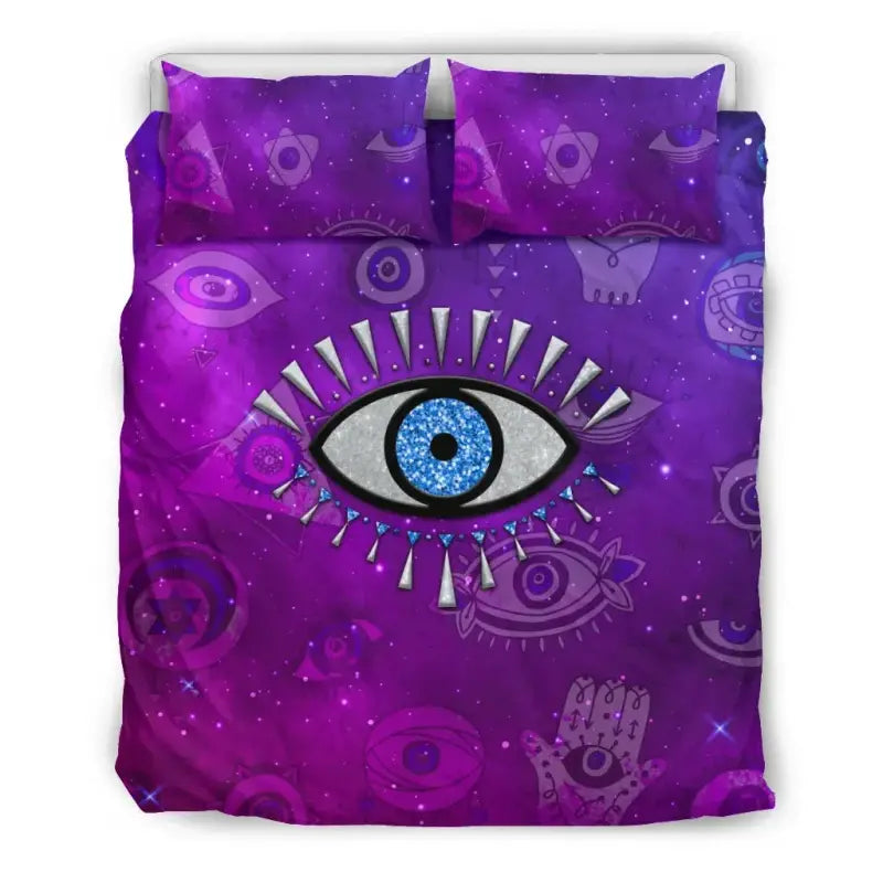 Bedding Set - Evil Eye Bedding Set Universe Style LT8 - Wonder Print Shop