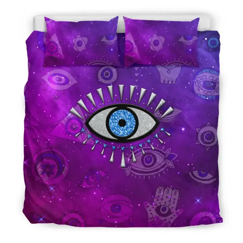 Bedding Set - Evil Eye Bedding Set Universe Style LT8 - Wonder Print Shop
