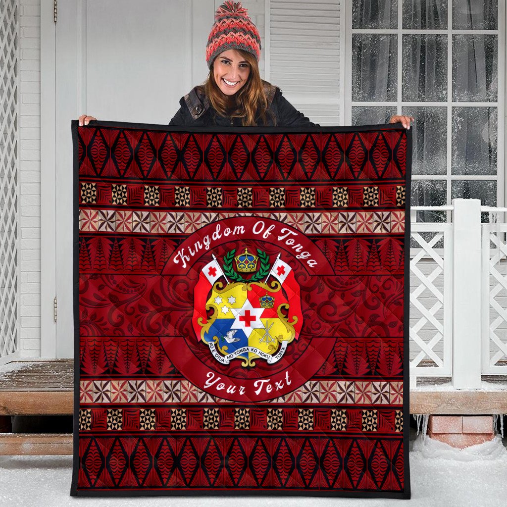 (Custom Personalised) Wonder Print Shop Home Set - Tonga Ngatu Circle Premium Quilt LT10 - Wonder Print Shop