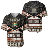 Wonder Print Shop Fiji Baseball Jersey - Fiji Masi Coat Of Arms Baseball Jersey LT10 - Wonder Print Shop