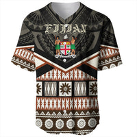 Wonder Print Shop Fiji Baseball Jersey - Fiji Masi Coat Of Arms Baseball Jersey LT10 - Wonder Print Shop