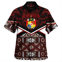 Wonder Print Shop Tonga Hawaiian Shirt - Tonga Ngatu Kupesi Coat Of Arms Hawaiian Shirt LT10 - Wonder Print Shop