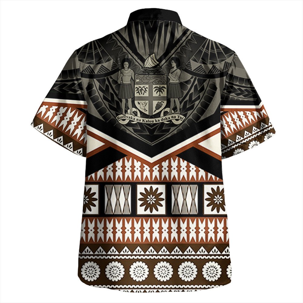 Wonder Print Shop Fiji Hawaiian Shirt - Fiji Masi Coat Of Arms Hawaiian Shirt LT10 - Wonder Print Shop