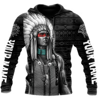 Customize Native American Spirit All Over Printed Hoodie - Wonder Print Shop