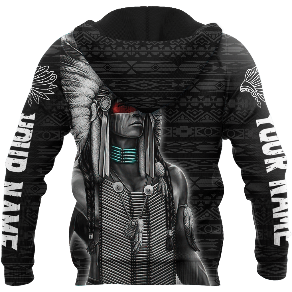 Customize Native American Spirit All Over Printed Hoodie - Wonder Print Shop