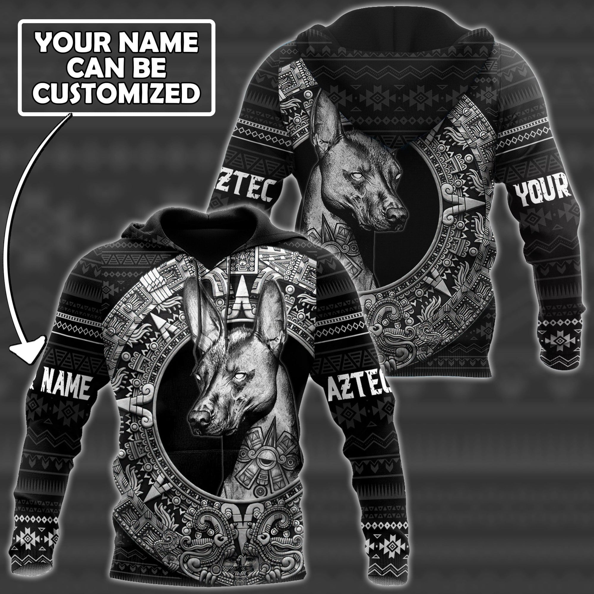 customize-mexico-aztec-sun-stone-pattern-all-over-printed-unisex-hoodie