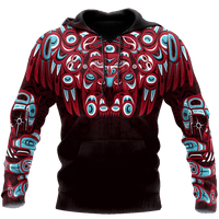 Native American Bear Northwest Pacific Native American Customized Hoodie - Wonder Print Shop