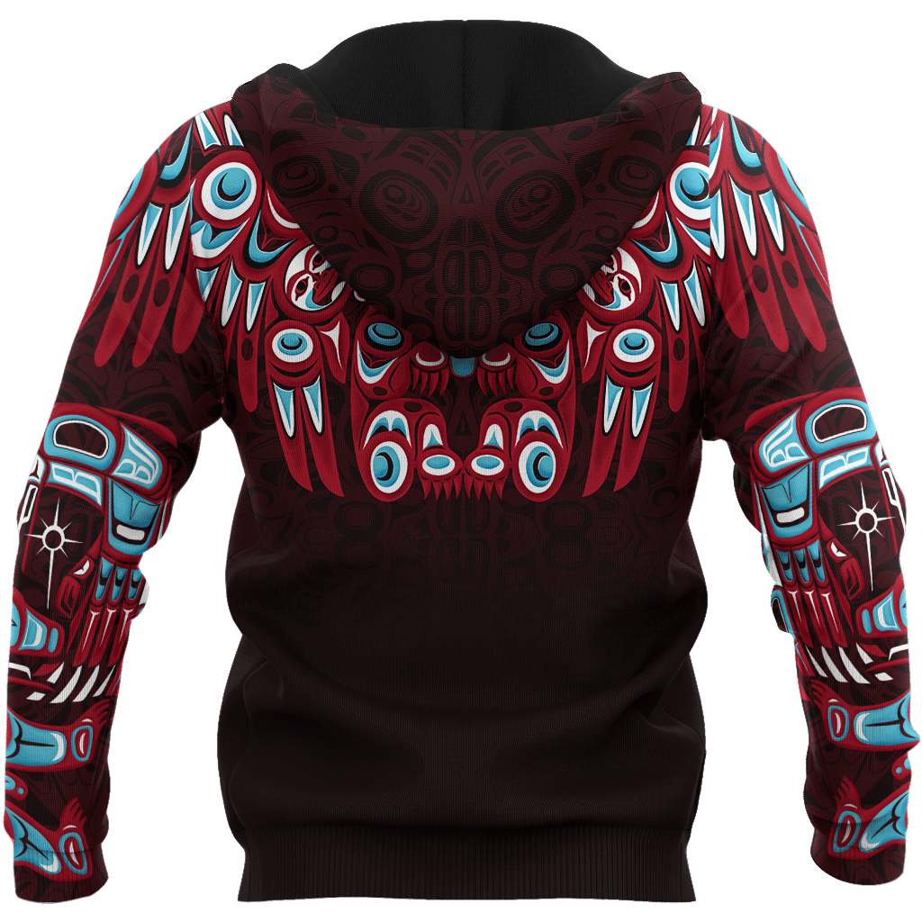 Native American Bear Northwest Pacific Native American Customized Hoodie - Wonder Print Shop
