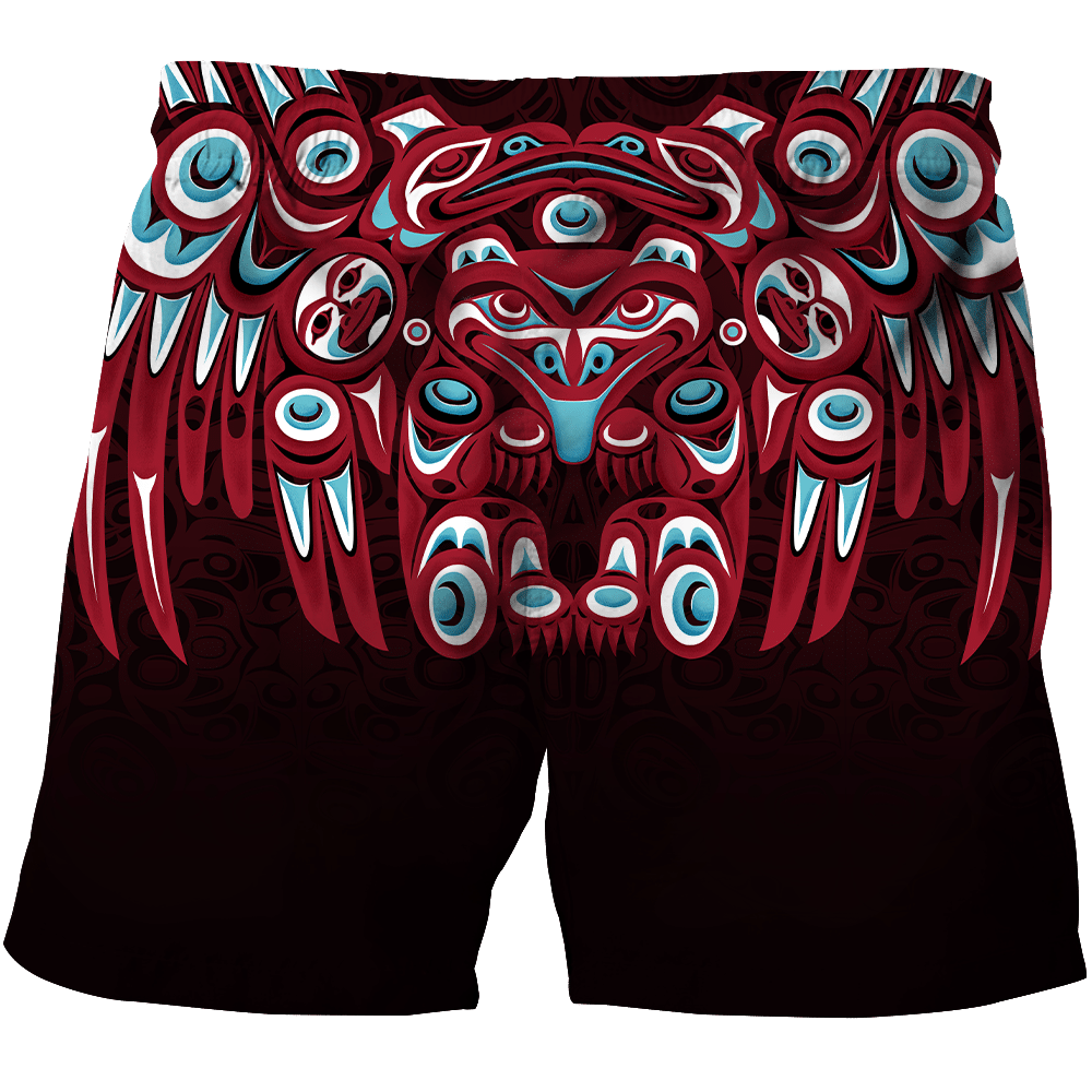 native-american-bear-northwest-pacific-native-american-customized-men-shorts