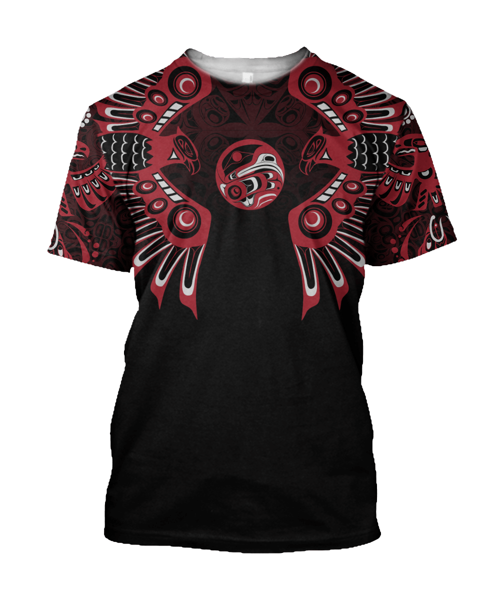 Eagle Spirit Animal Northwest Pacific Native American Customized T Shirt - Wonder Print Shop