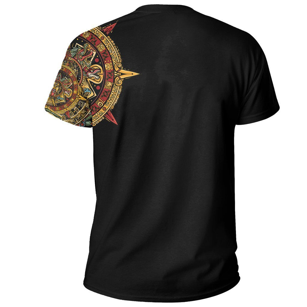 Mexico Shirt Aztec Sun Stone Tattoo - Wonder Print Shop