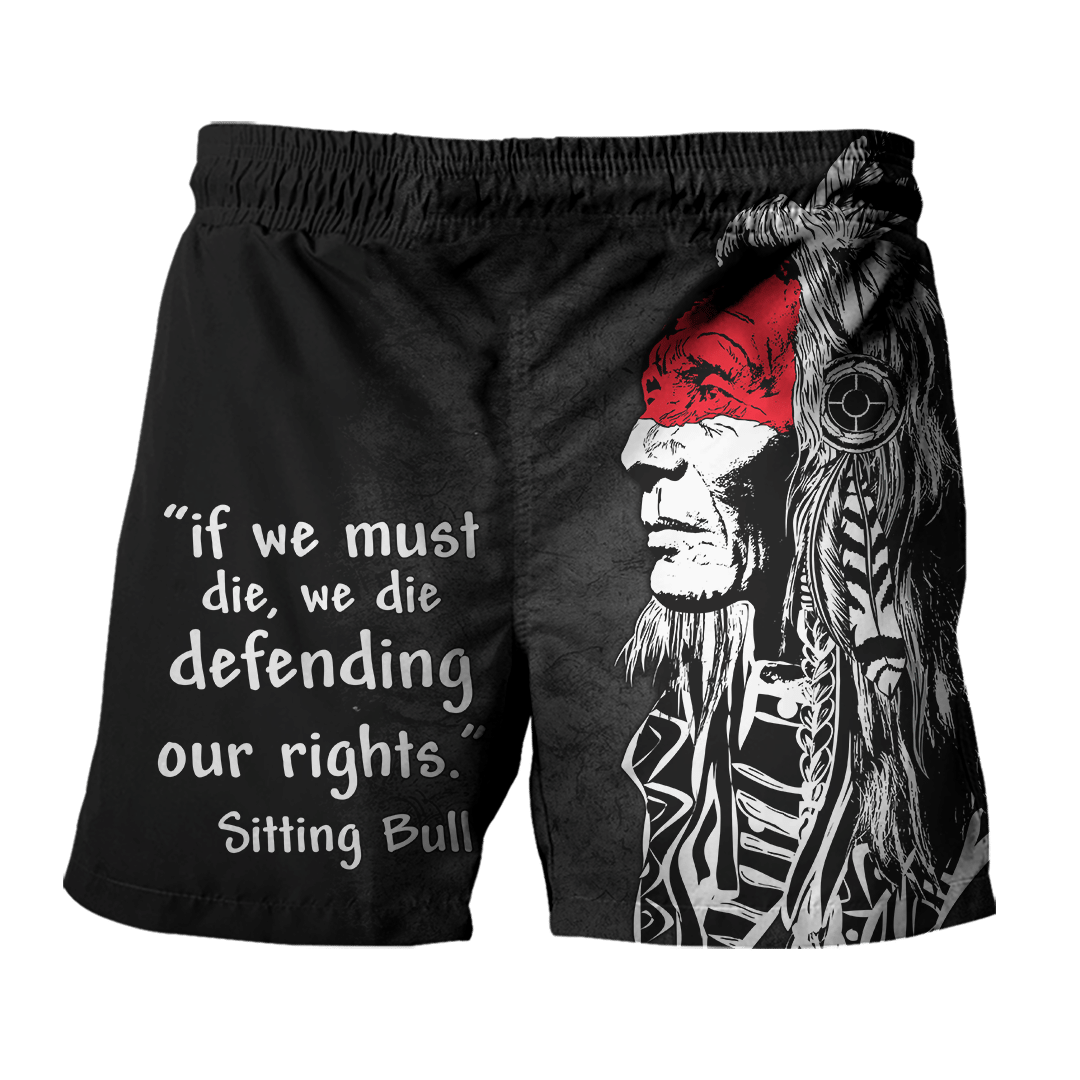 sitting-bull-black-and-white-native-american-customized-all-overprinted-men-shorts