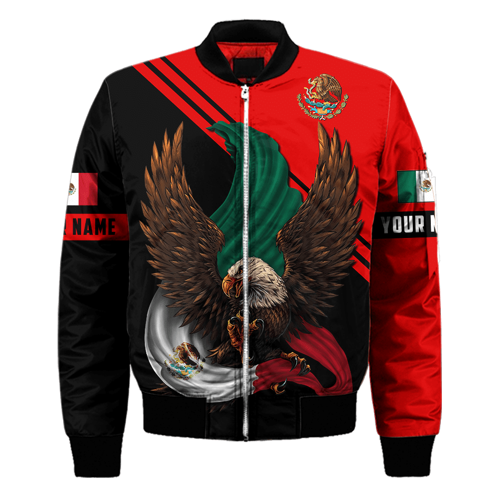 Personalized Mexican 3D All Over Printed Bomber Jacket - Wonder Print Shop