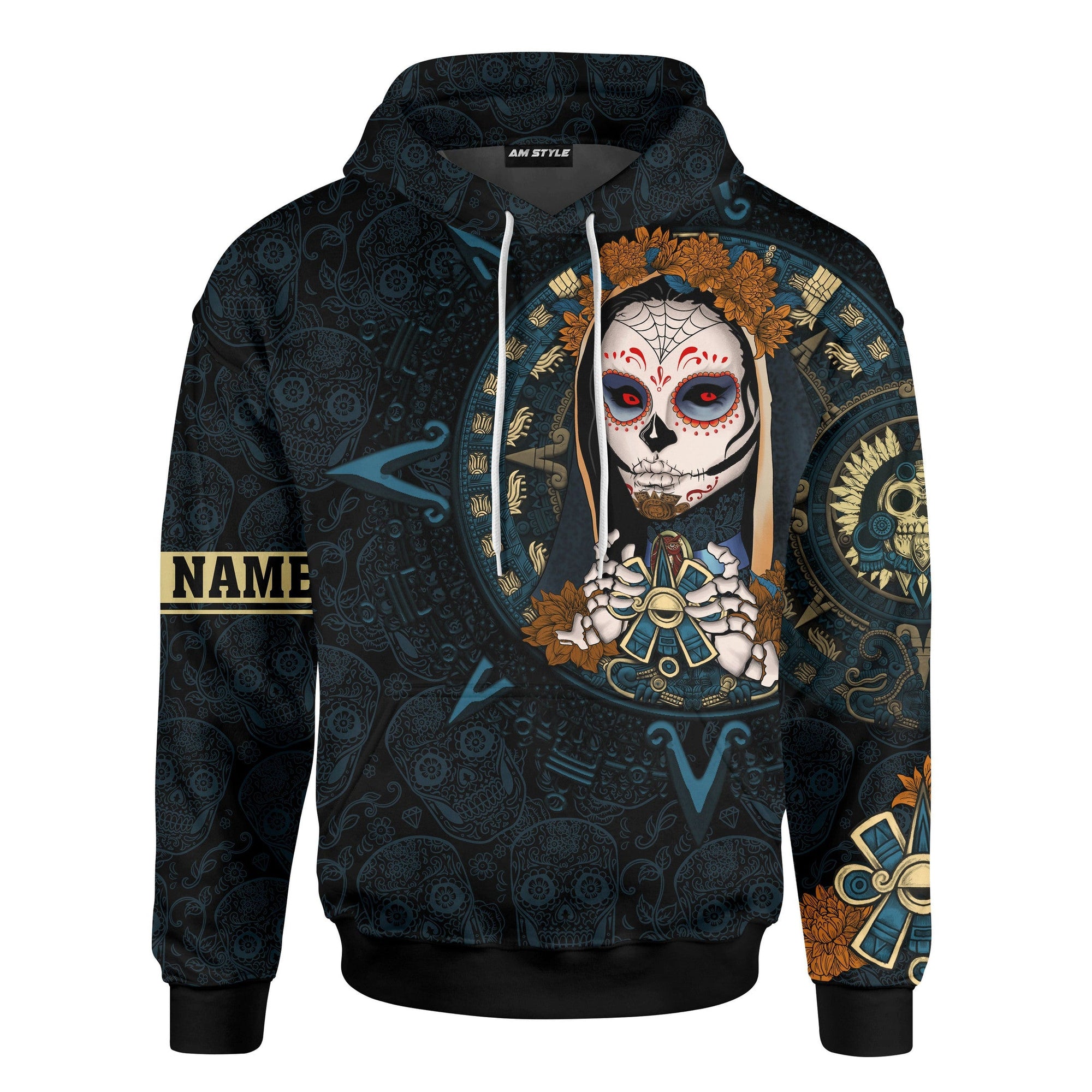 aztec-mayan-mexico-sugar-skull-dia-de-muertos-customized-3d-all-over-printed-hoodie