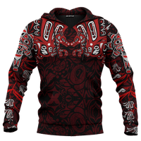 Northwest Coast Art Dragon Native American Pacific Northwest Style Customized All Over Printed Hoodie - Wonder Print Shop