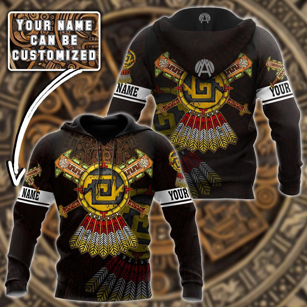mexico-aztec-sun-stone-aztec-weapon-all-over-printed-unisex-hoodie