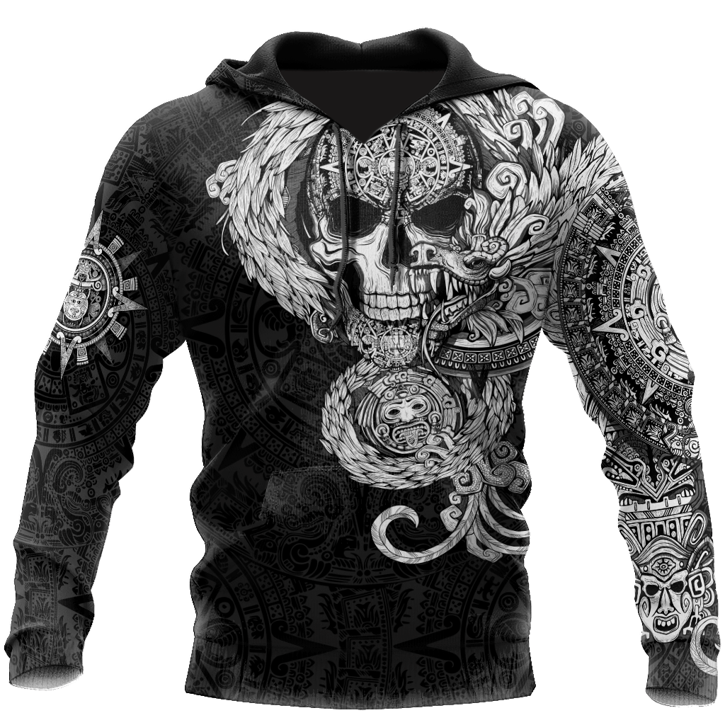 mexico-aztec-quetzalcoatl-skull-tattoo-all-over-printed-unisex-hoodie