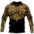 Mexico Aztec Skull Warrior Sun Stone All Over Printed Hoodie Unisex - Wonder Print Shop