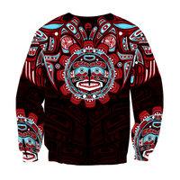 Raven Mythology Northwest Pacific Native American Sweatshirt - Wonder Print Shop