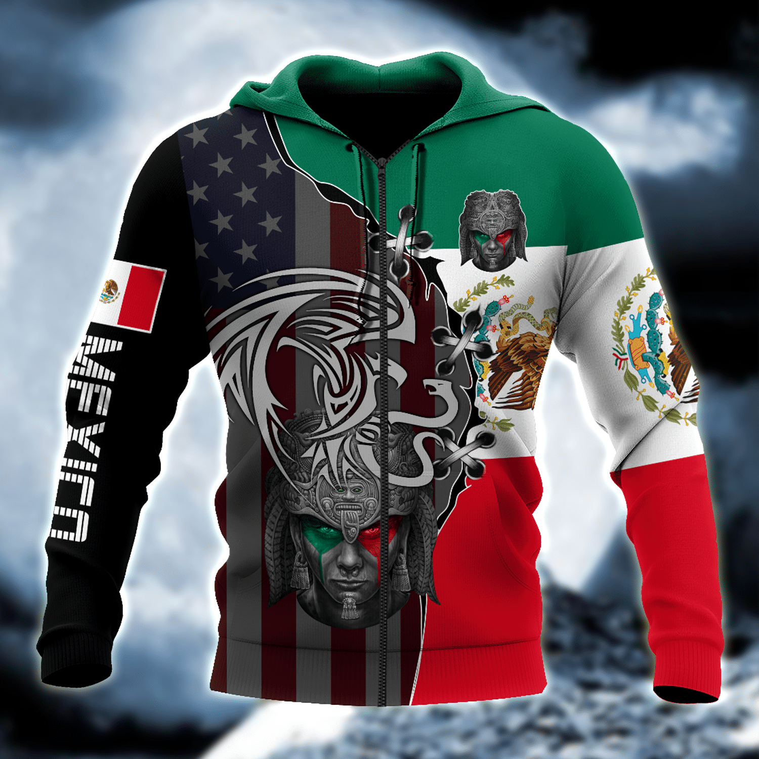 mexico-aztec-coat-of-arms-3d-all-over-printed-hoodie