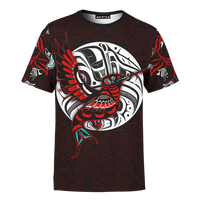 Haida Art Hummingbird Native American Pacific Northwest Style Customized All Over Printed T Shirt - Wonder Print Shop