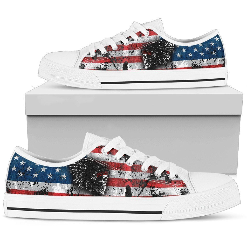 native-american-skull-pattern-low-top-shoes-pl18032031