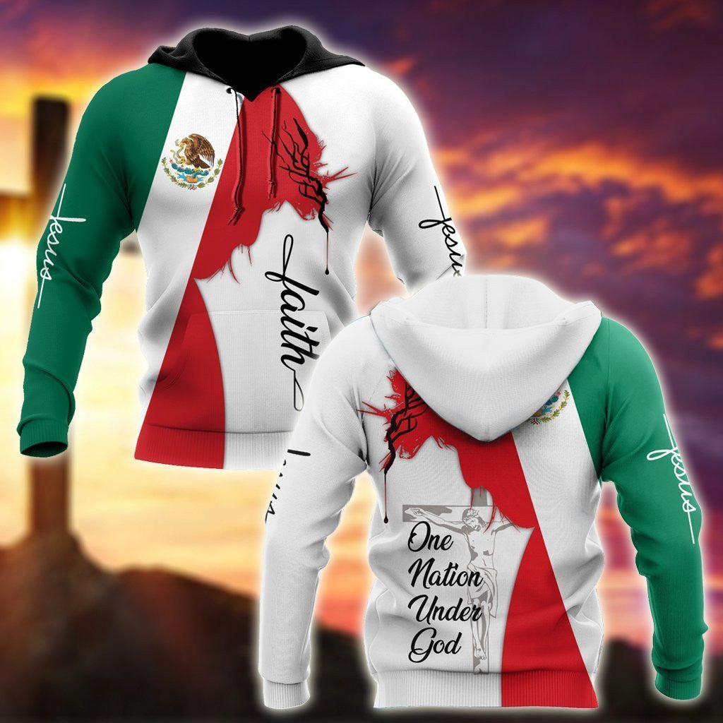 mexico-one-nation-under-god-jesus-all-over-printed-hoodie