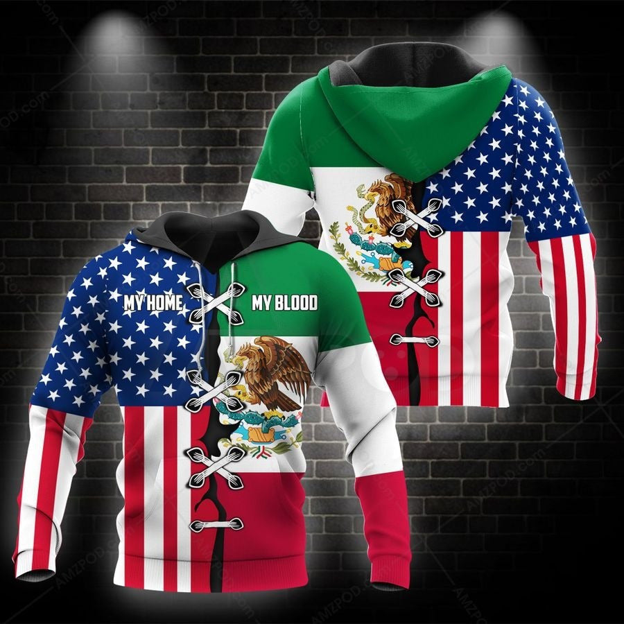 mexico-us-my-home-my-blood-3d-all-over-printed-hoodie