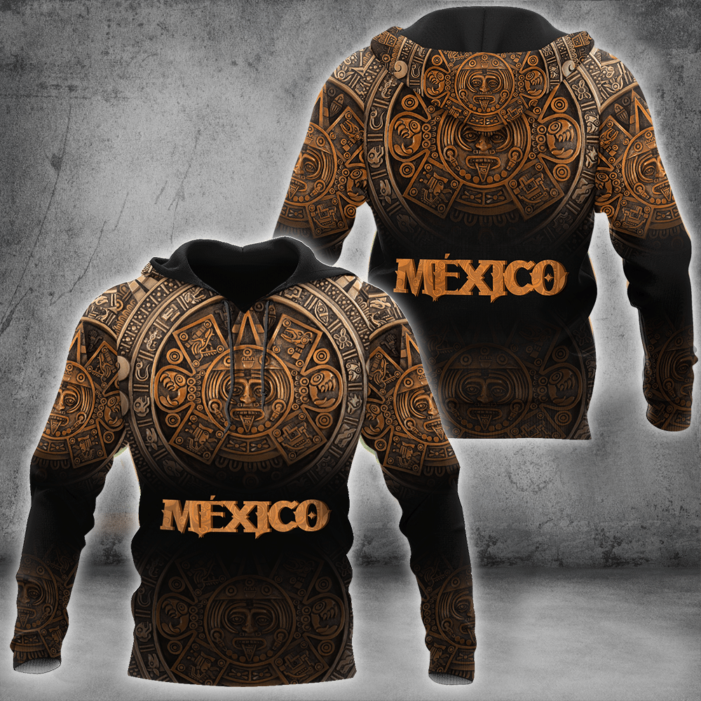 aztec-mexico-personalized-3d-all-over-printed-hoodie