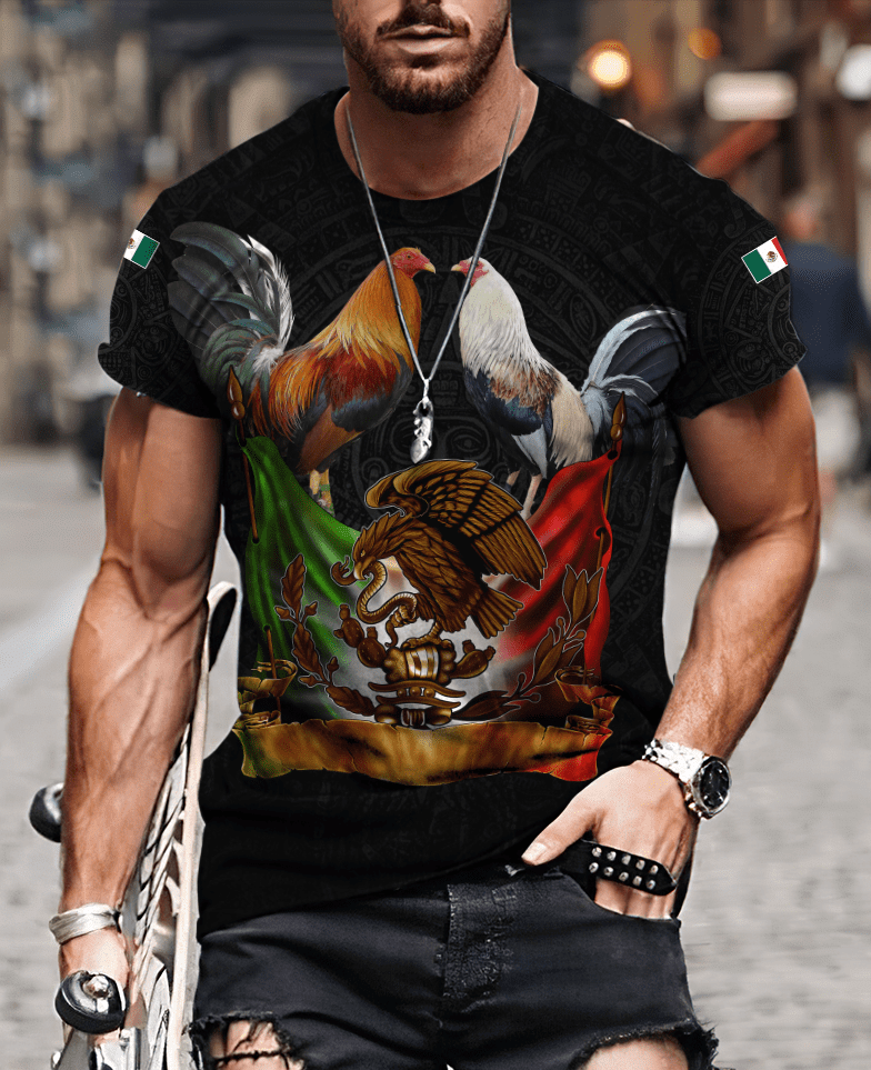 rooster-mexico-3d-all-over-printed-unisex-t-shirt