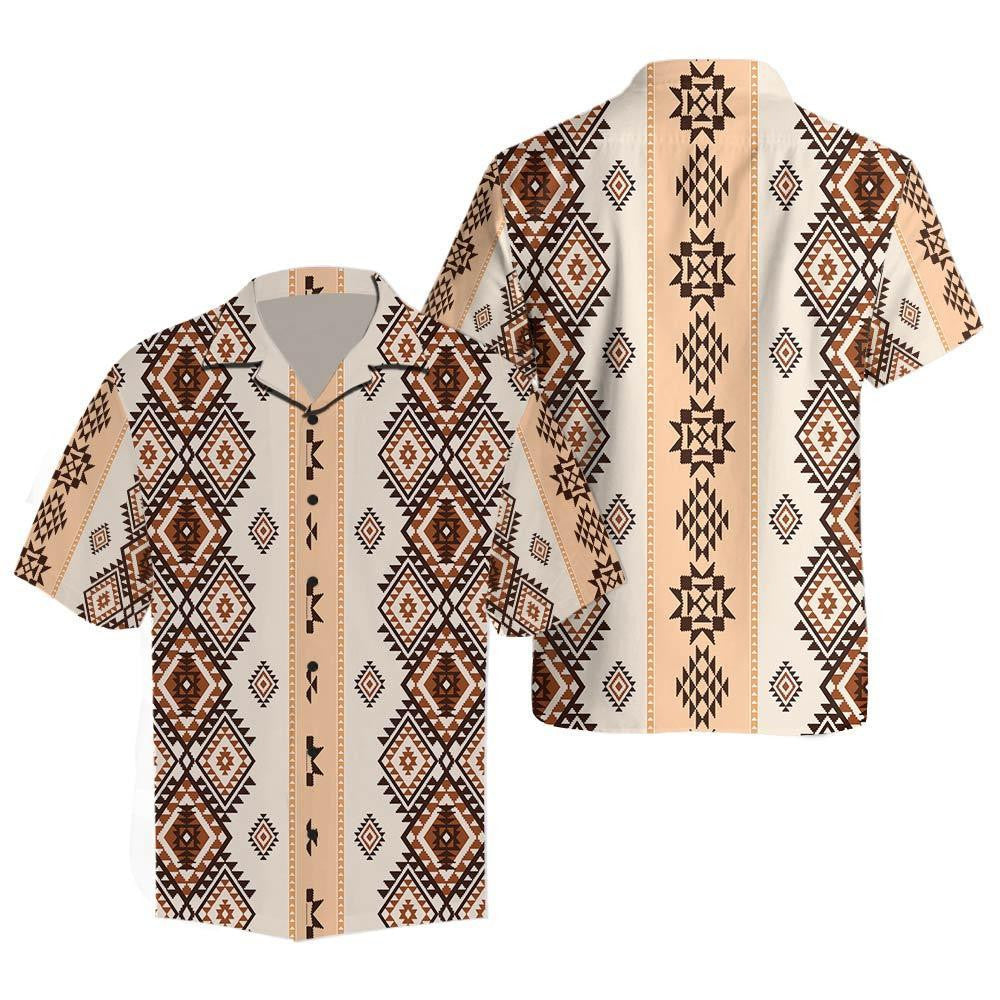Wonderful Navajo Pattern Native American All Over Printed Hawaiian Shirt - Wonder Print Shop