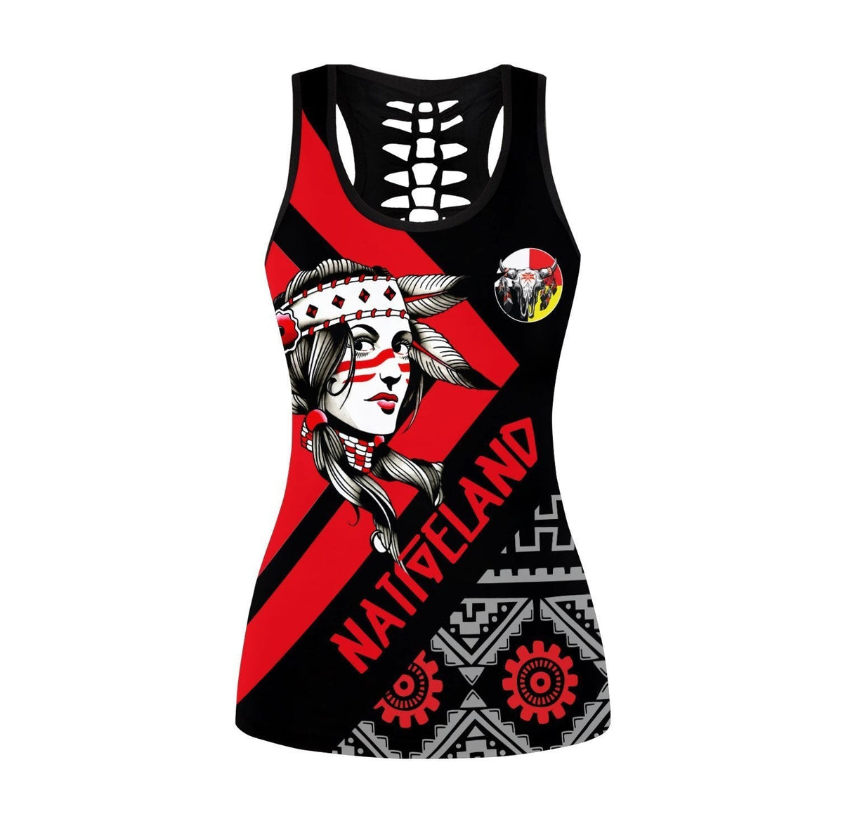 native-girl-native-american-all-over-printed-leggings-and-hollow-tank