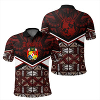 Tonga Polo Shirt Tonga Ngatu Kupesi Polo Shirt Coat Of Arms LT10 - Wonder Print Shop