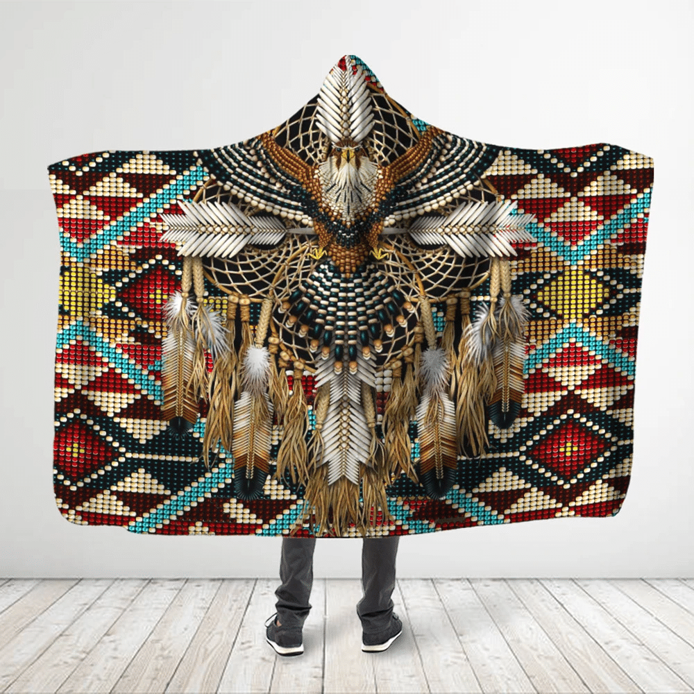 aborigine-style-3d-all-over-printed-native-american-eagle-with-pattern-hooded-blanket