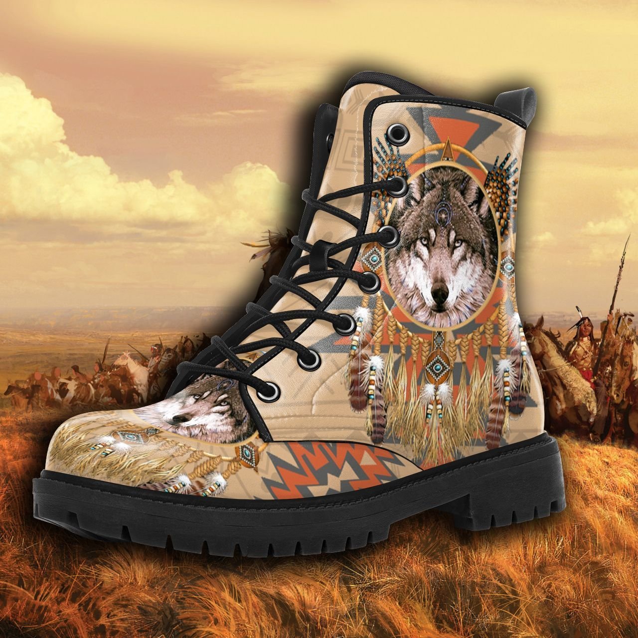 native-american-wolf-spirit-leather-boots-3d