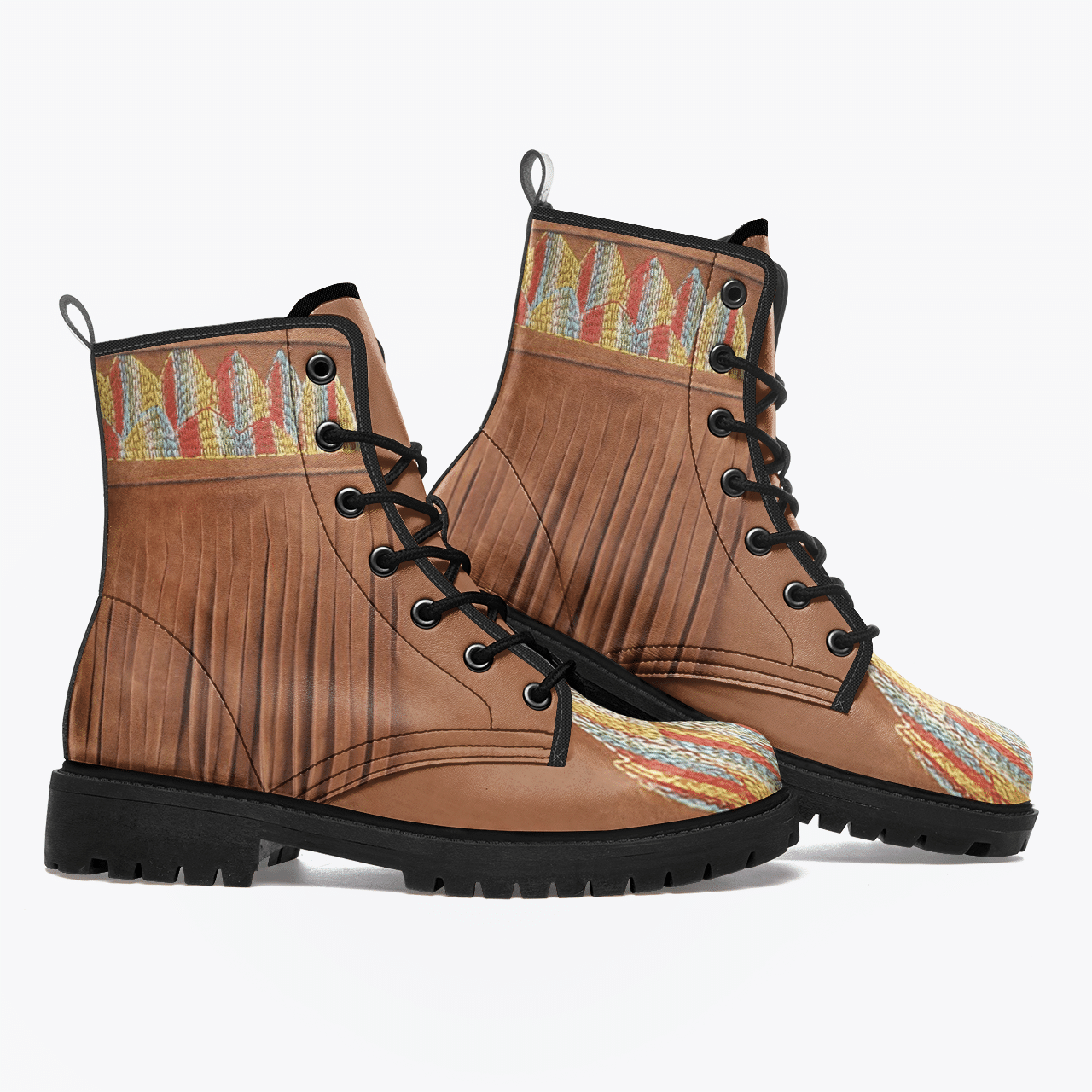 native-american-abstract-leather-boots-3d