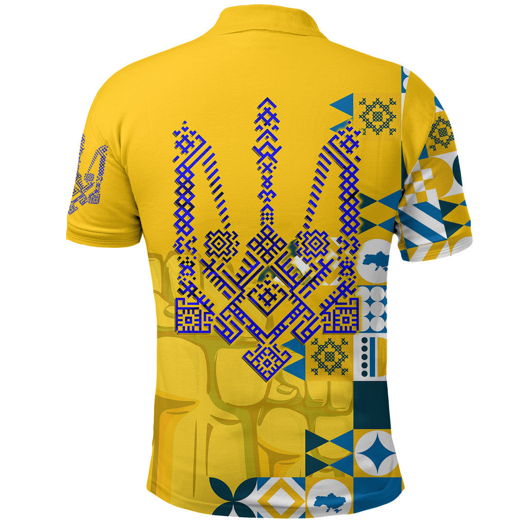 Ukraine Polo Shirt Make Ukraine Great Again RLT6 - Wonder Print Shop