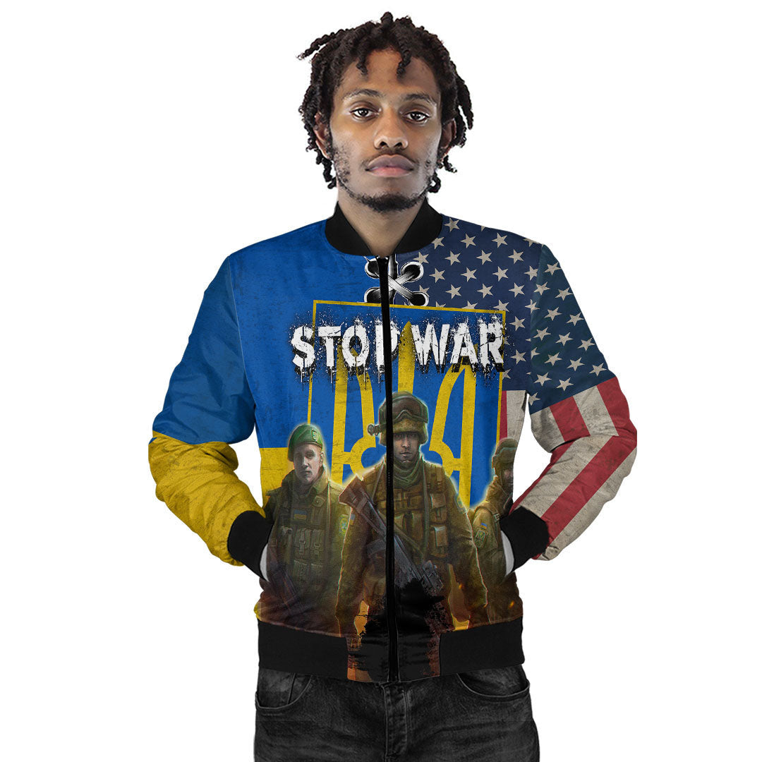 Love Ukraine Bomber Jackets RLT6 - Wonder Print Shop
