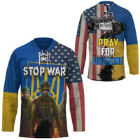 Love Ukraine Hockey Jersey RLT6 - Wonder Print Shop