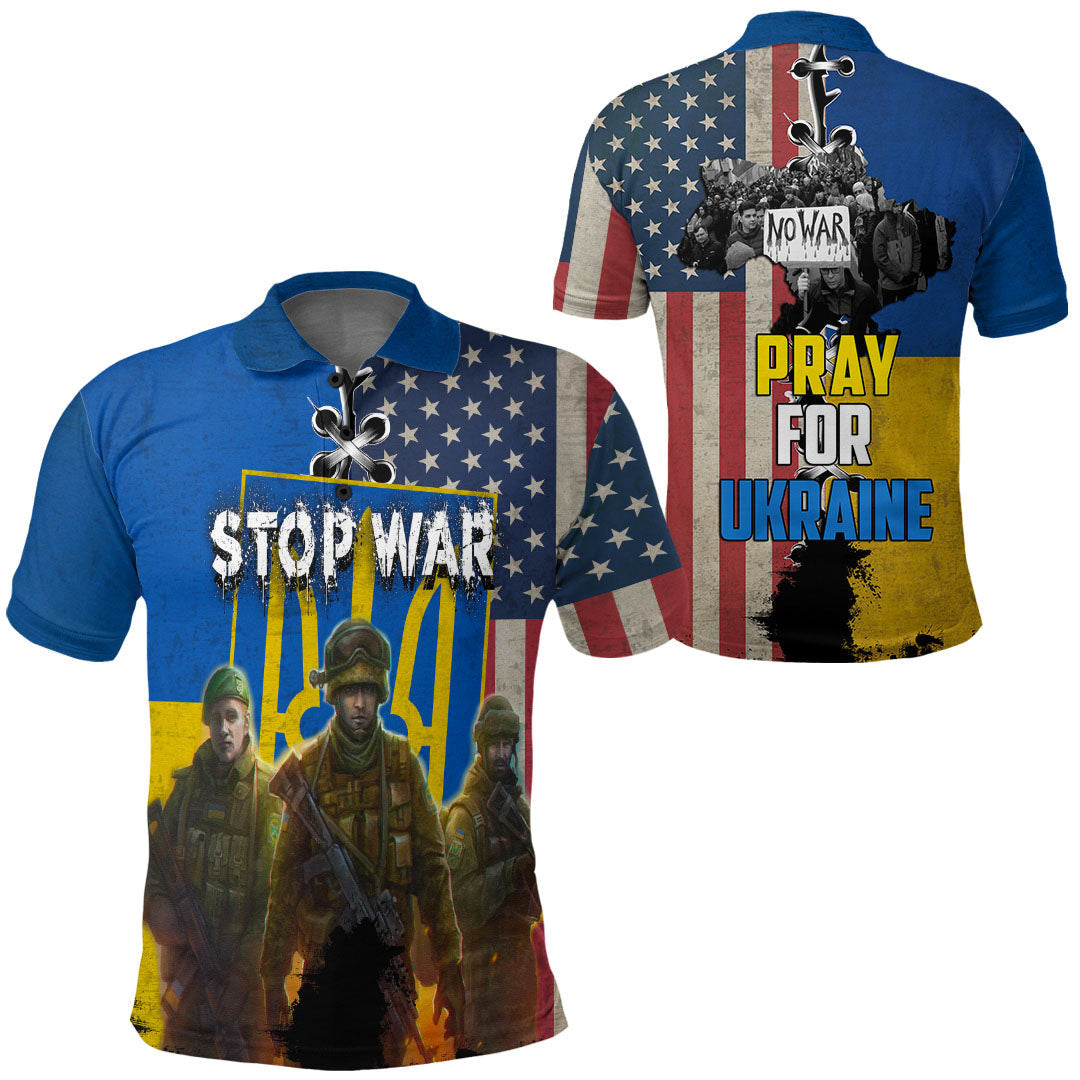 Love Ukraine Polo Shirt RLT6 - Wonder Print Shop