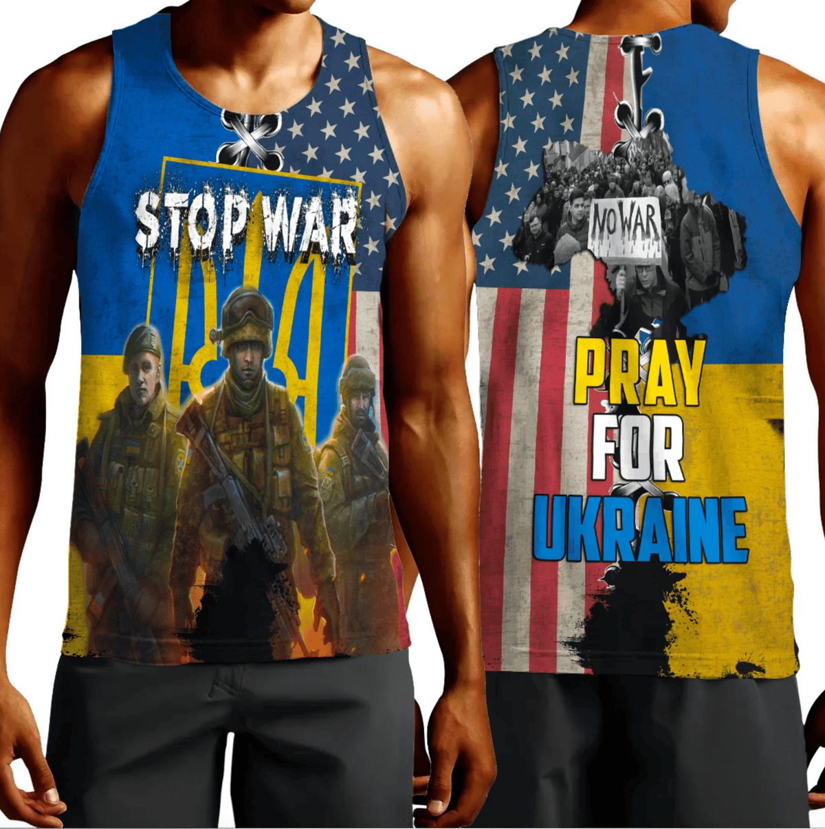 Love Ukraine Tank Top RLT6 - Wonder Print Shop