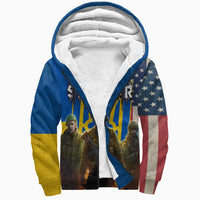 Love Ukraine Sherpa Hoodies RLT6 - Wonder Print Shop