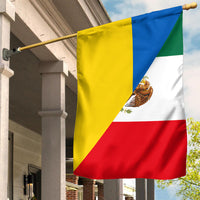 Ukraine Flag With Mexico Flag RLT13 - Wonder Print Shop