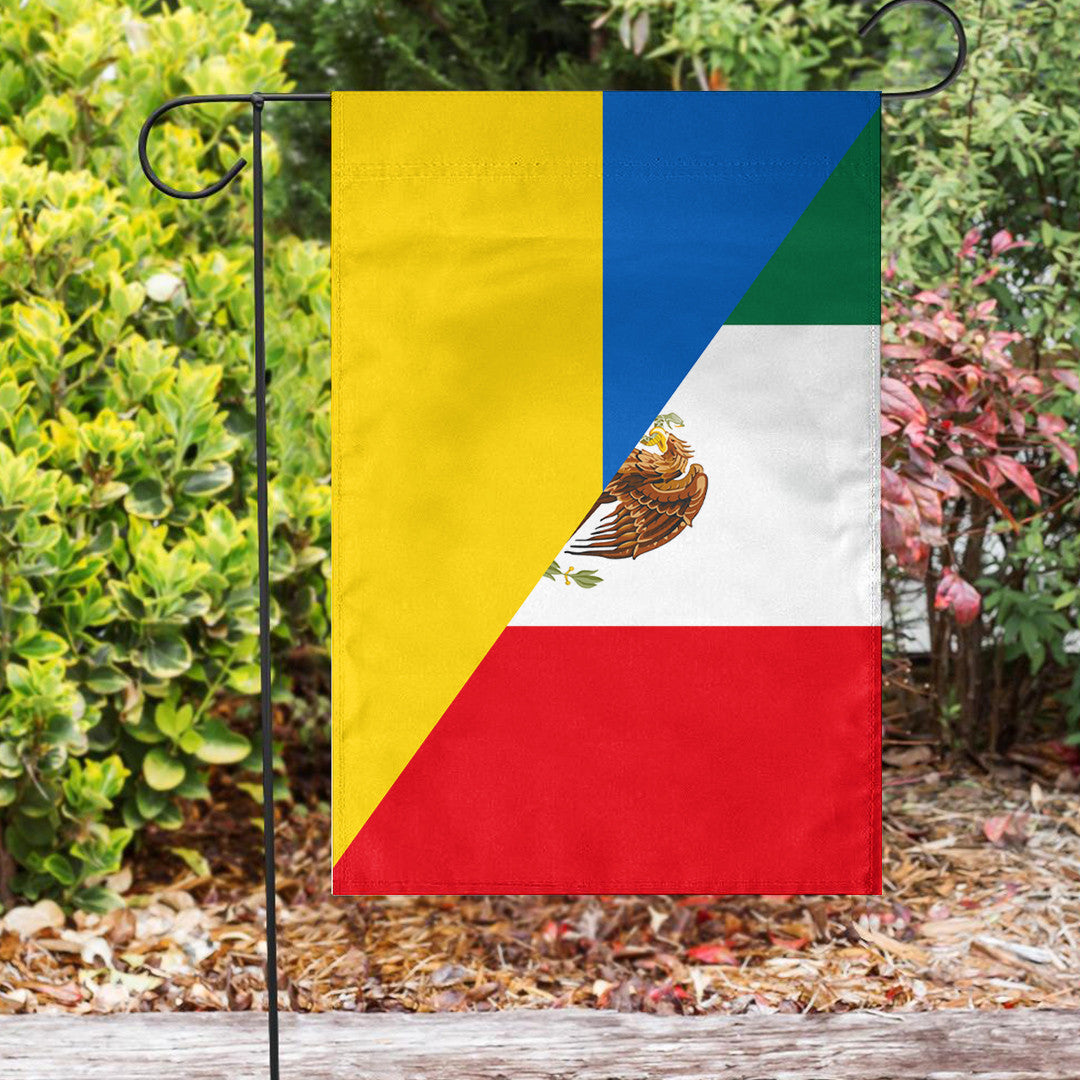 Ukraine Flag With Mexico Flag RLT13 - Wonder Print Shop