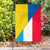Flag Luxembourg Flag With Ukraine Flag RLT6 - Wonder Print Shop