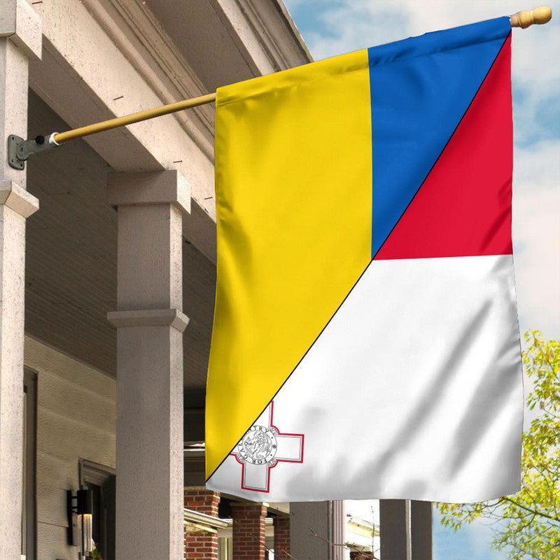 malta-flag-with-ukraine-flag