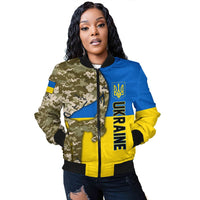 Ukraine Camo Skull Bomber Jackets RLT7 - Wonder Print Shop