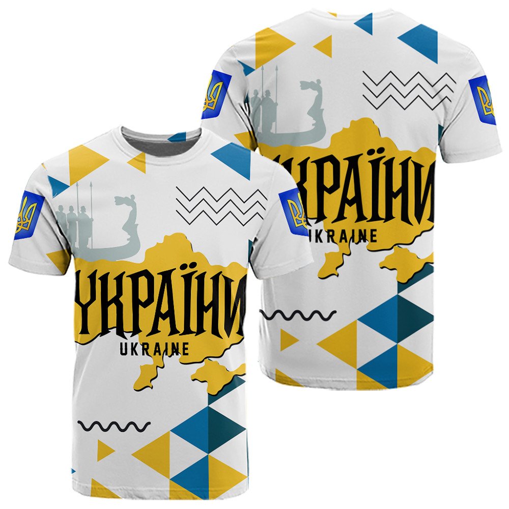 Ukraine T Shirt Ukraine Geo Style T Shirt LT10 - Wonder Print Shop