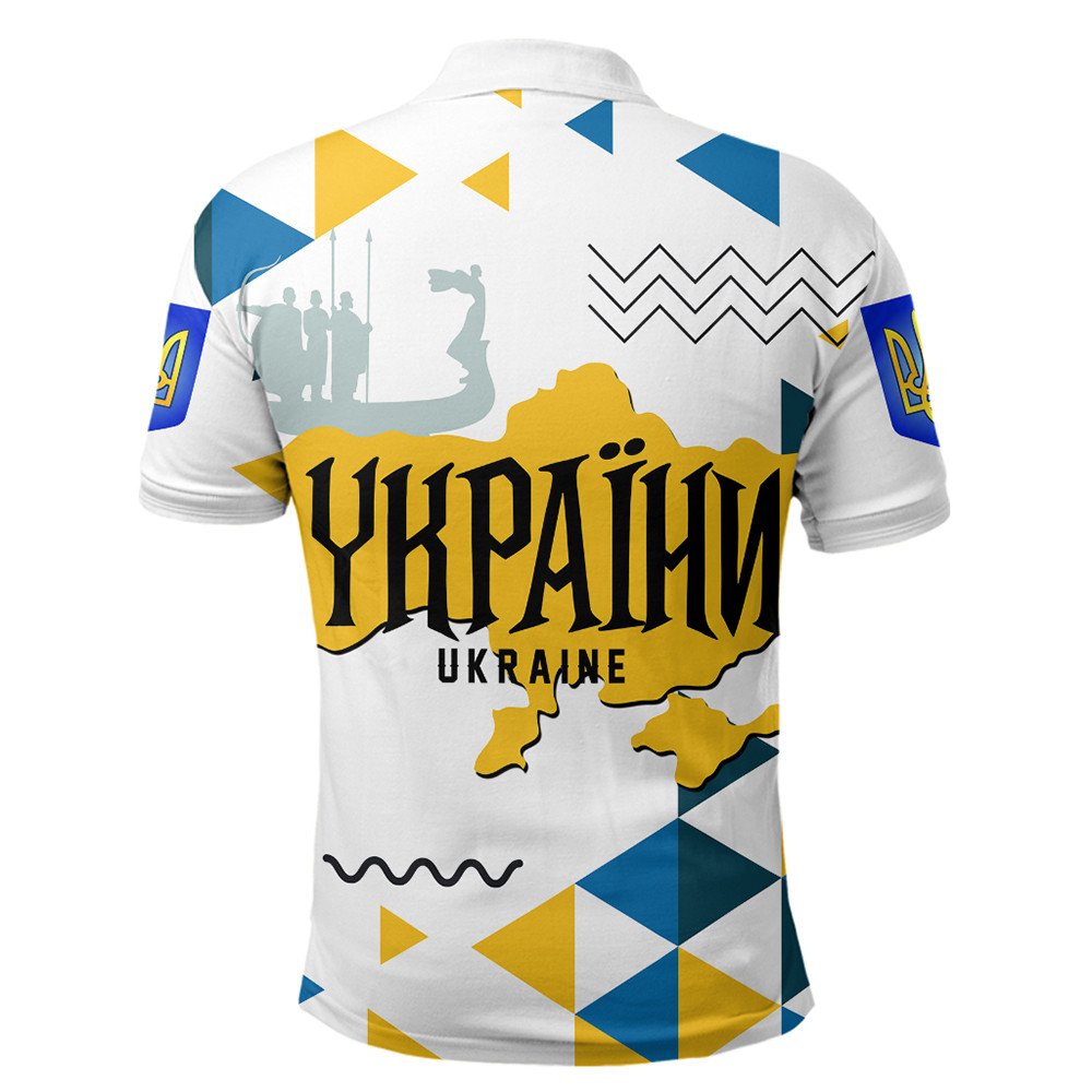 Ukraine Polo Shirt Ukraine Geo Style Polo Shirt LT10 - Wonder Print Shop
