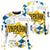 Ukraine Sweatshirt Ukraine Geo Style Sweatshirt LT10 - Wonder Print Shop